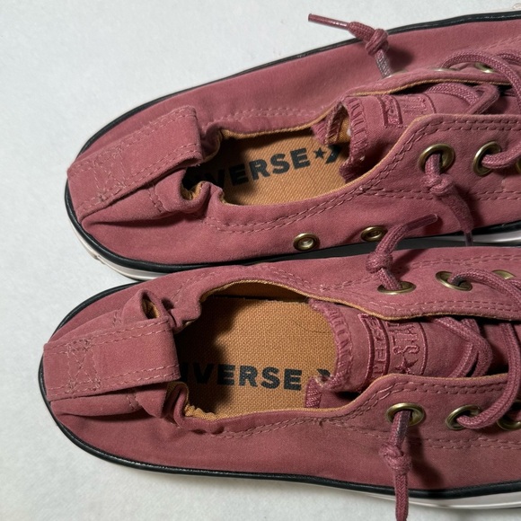 Converse All Star Chuck Taylors with Elastic Heel Pink Burgundy Color Women’s 7 - Picture 4 of 7